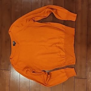 The Limited Orange Sweater Large